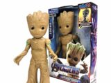 Фигурка супергероя Грут из фильма Marvel, светозвуковые эффекты